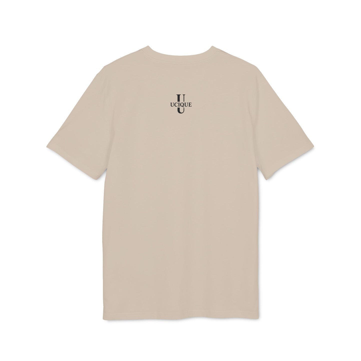 Ucique Dual Existence T-Shirt – Surreal Line-Art Fusion | Organic Cotton Eco Streetwear