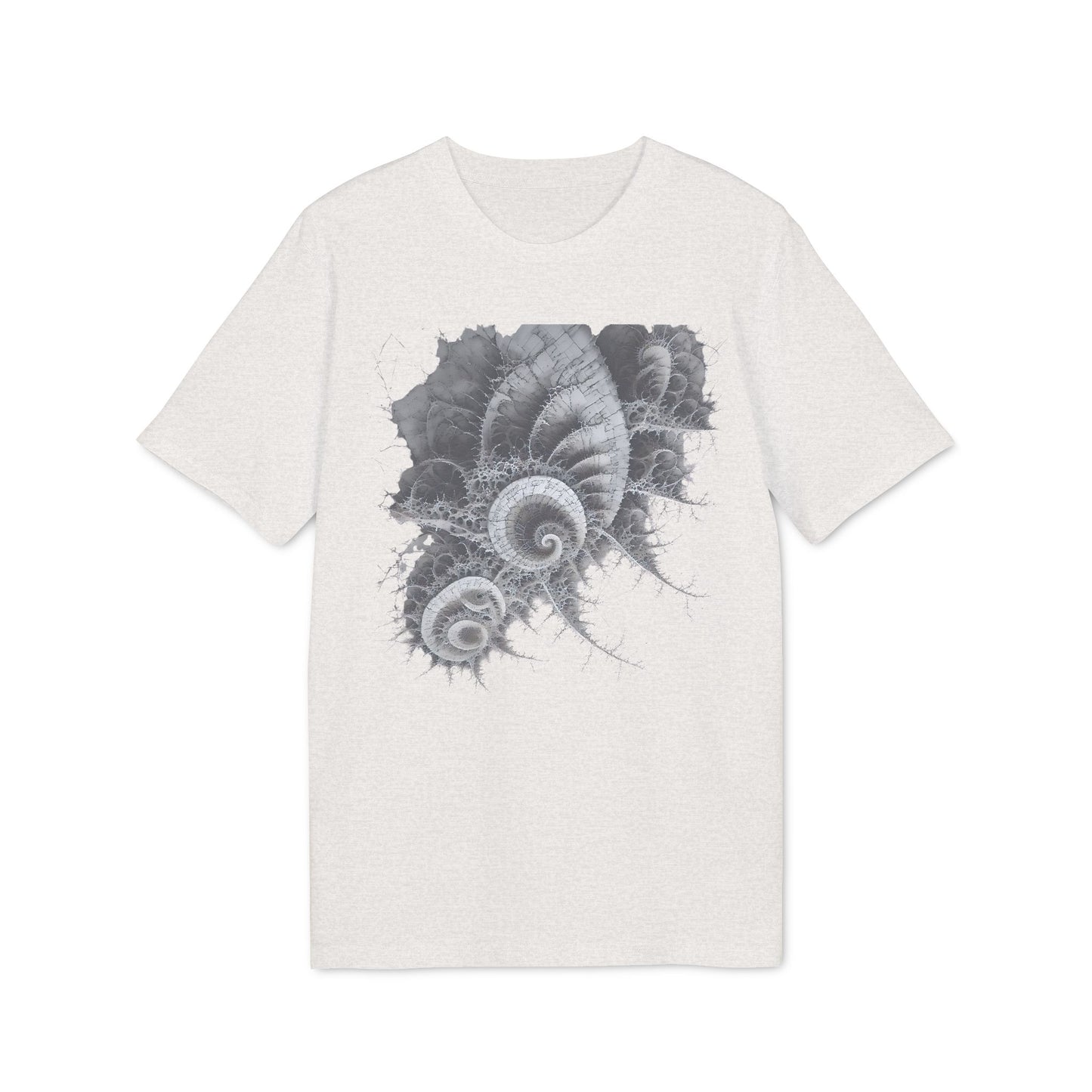 Ucique Spiral Fractal T-Shirt – Occult Geometry Dark Art | Eco Unisex Streetwear