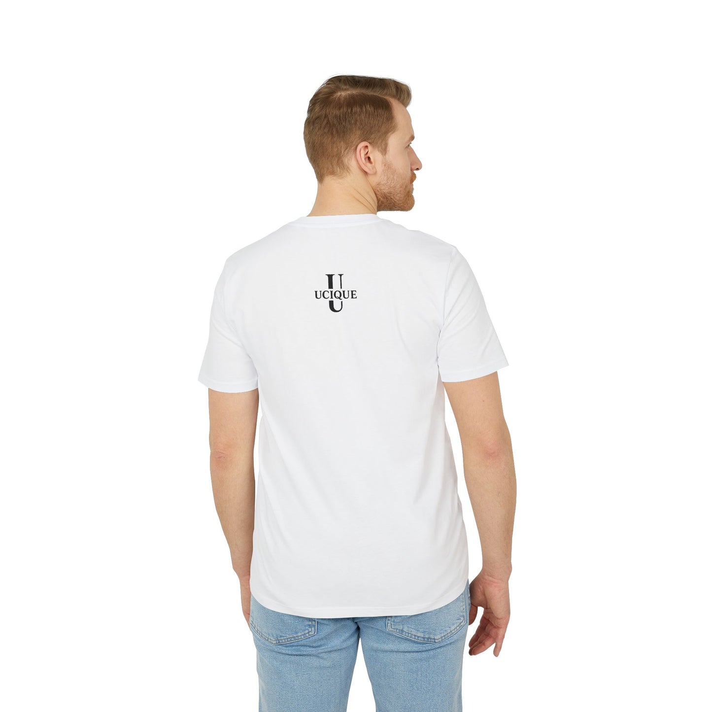 Ucique Mind Anatomy T-Shirt – Surreal Skull Blueprint Design | Organic Cotton Eco Streetwear