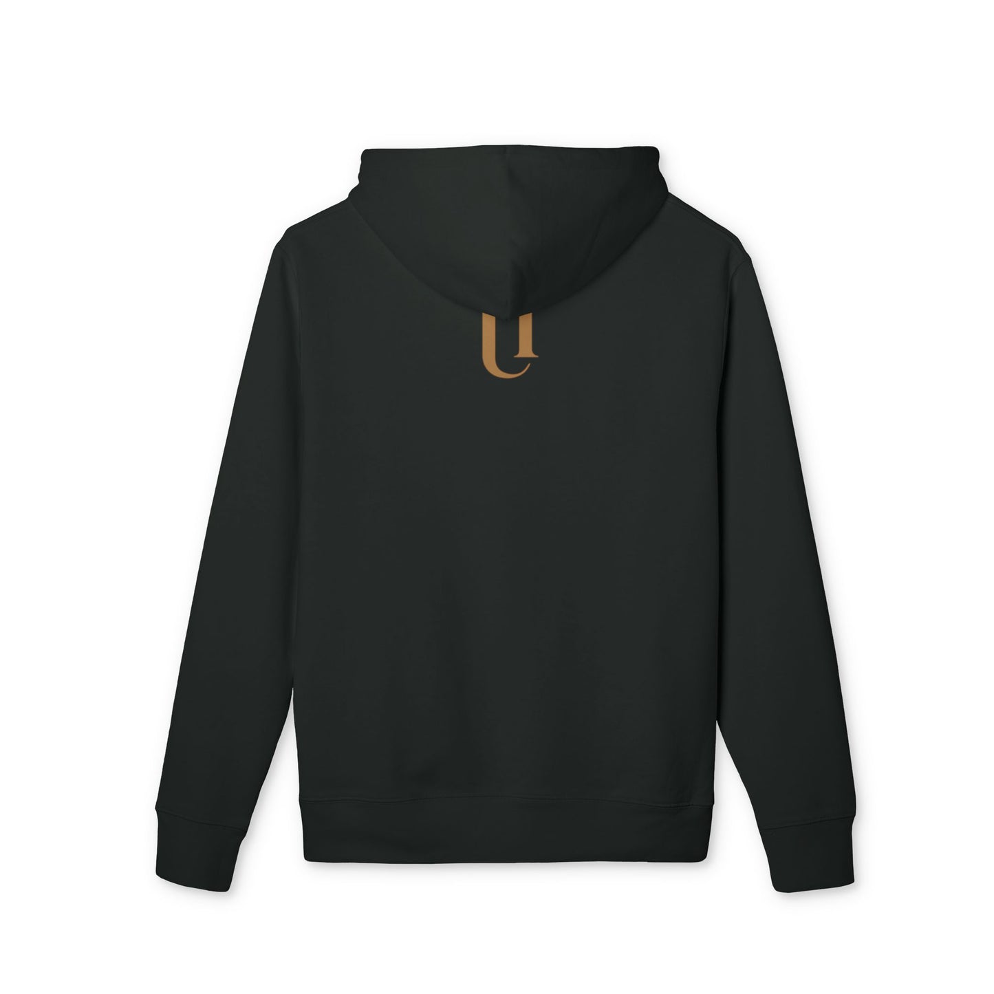 Ucique Fragmented Serenity Hoodie – Surreal Cracked Face Design | Organic Cotton Eco Gothic Streetwear
