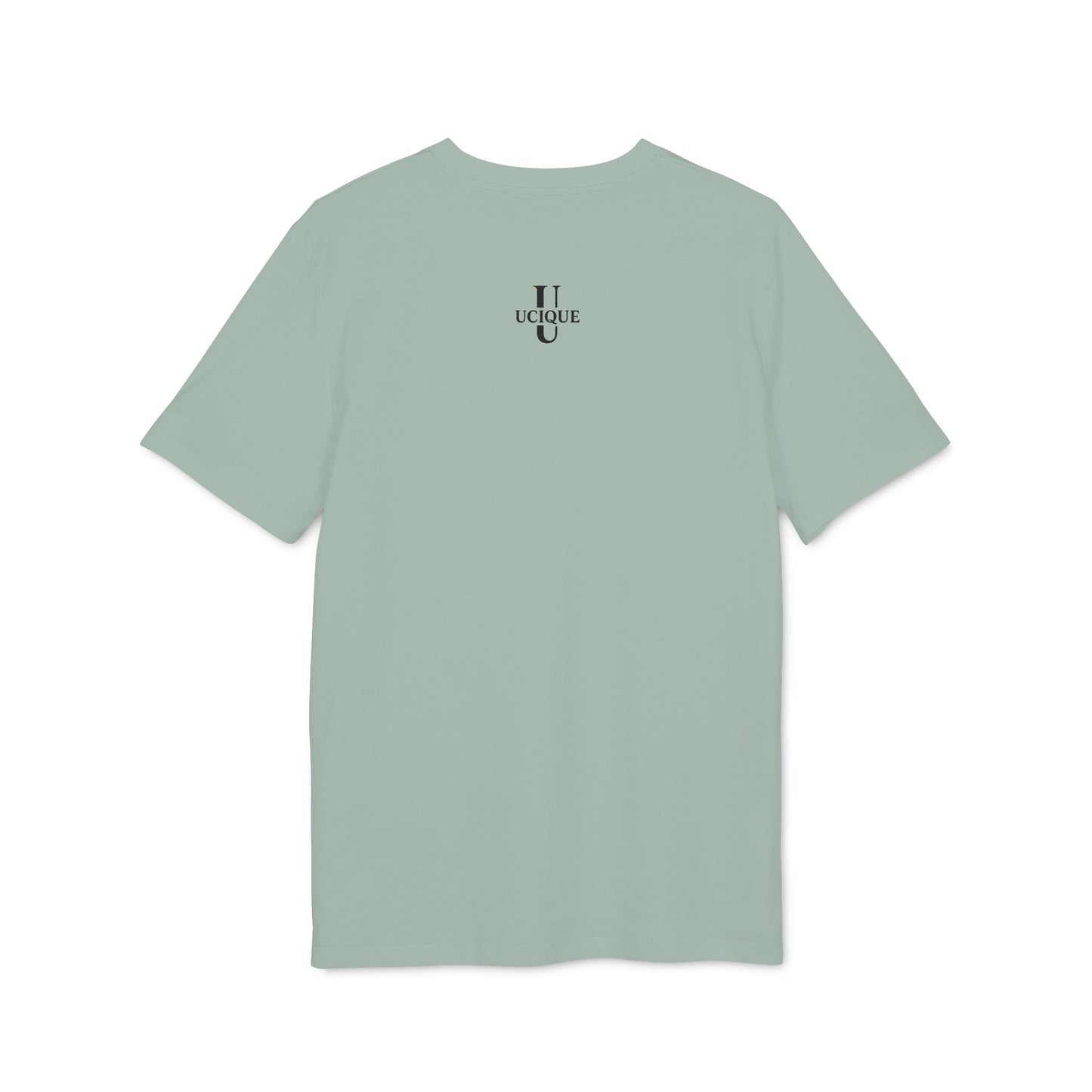 Ucique Dual Existence T-Shirt – Surreal Line-Art Fusion | Organic Cotton Eco Streetwear