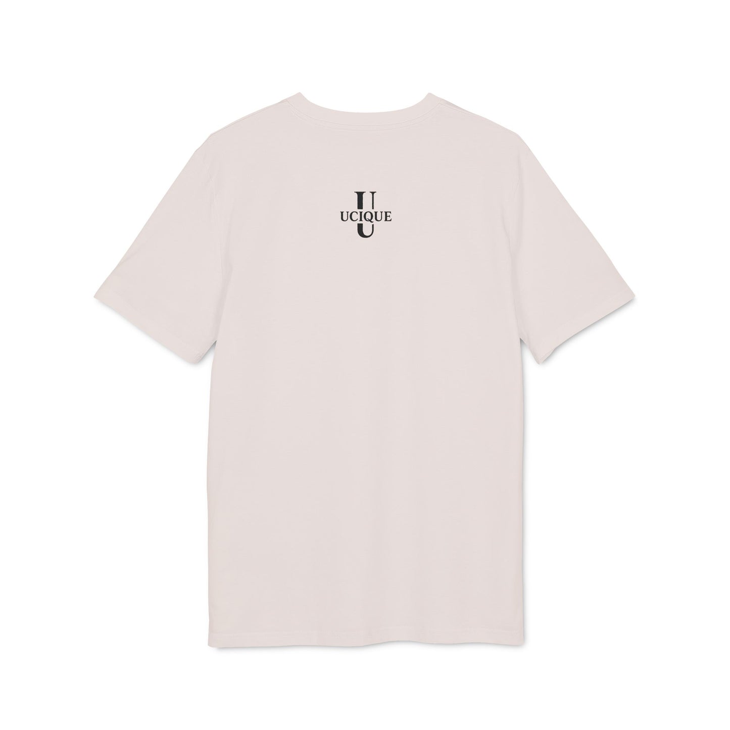 Ucique Dust of Silence T-Shirt – Surreal Face Fragment Design | Organic Cotton Eco Streetwear