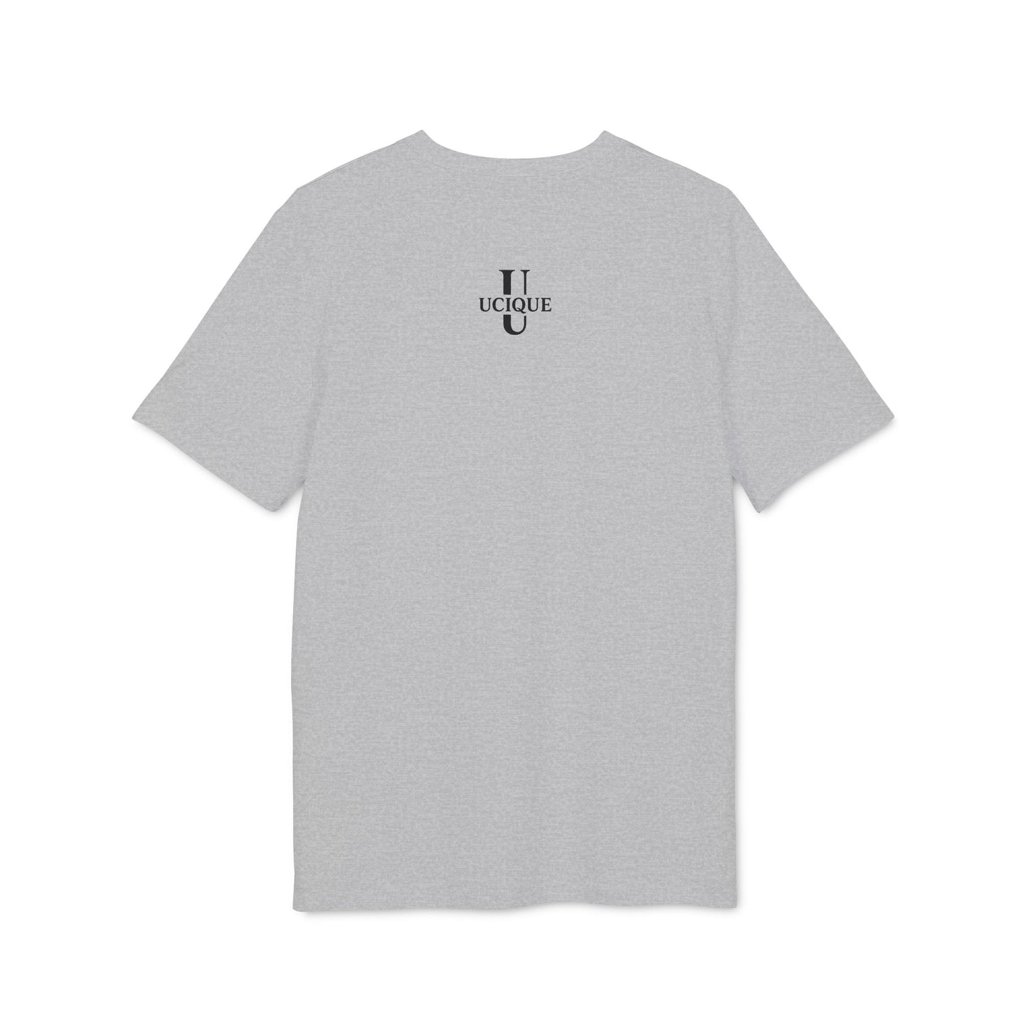 Ucique Dust of Silence T-Shirt – Surreal Face Fragment Design | Organic Cotton Eco Streetwear