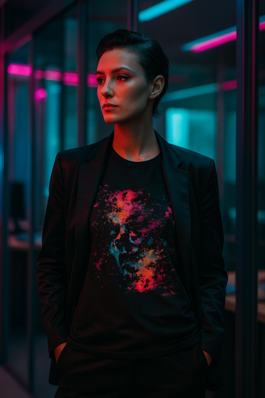 Cosmic Dissolution Tee — She Who Becomes Light