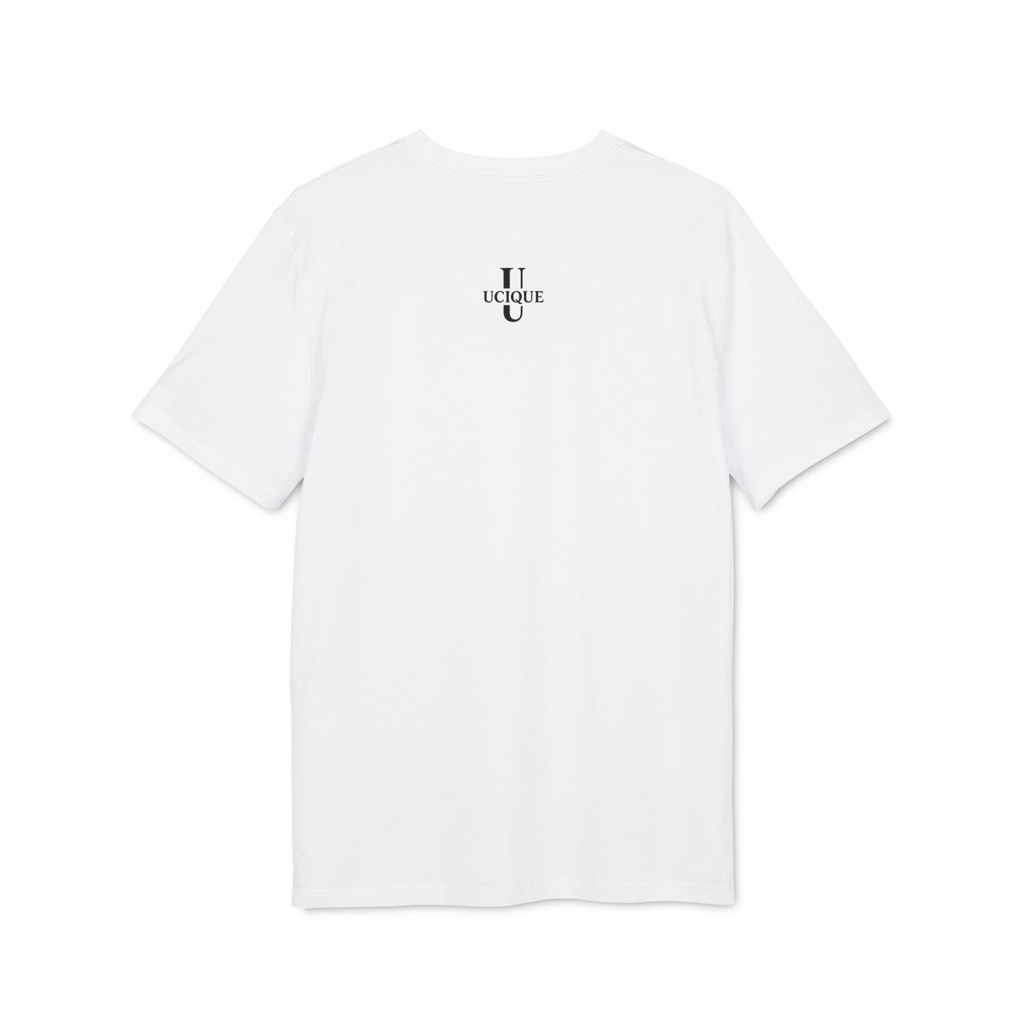 Ucique Dual Existence T-Shirt – Surreal Line-Art Fusion | Organic Cotton Eco Streetwear