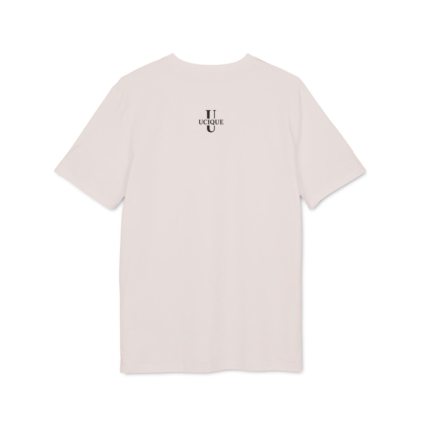 Ucique Dual Existence T-Shirt – Surreal Line-Art Fusion | Organic Cotton Eco Streetwear