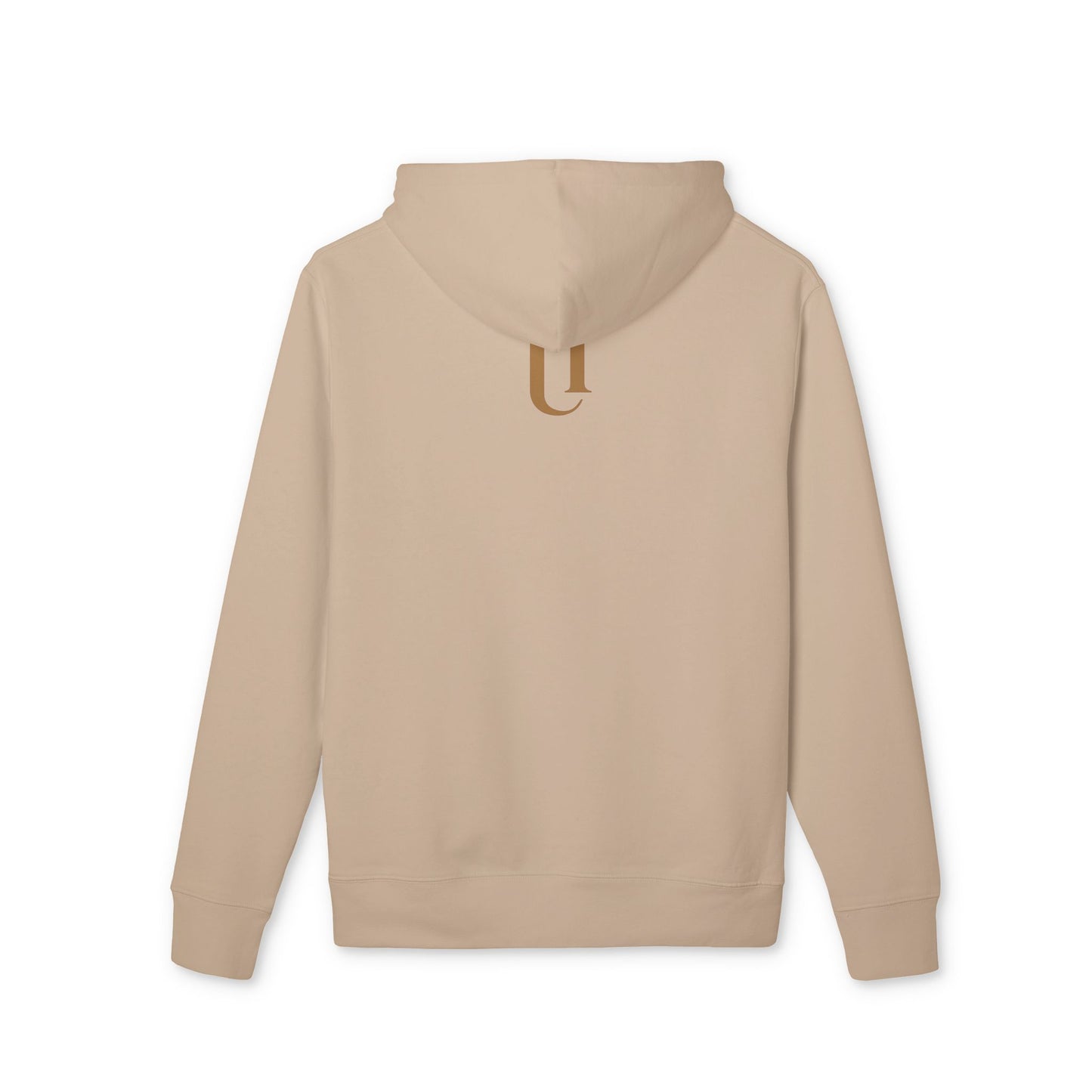 Ucique Fragmented Serenity Hoodie – Surreal Cracked Face Design | Organic Cotton Eco Gothic Streetwear